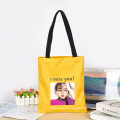 Cotton Canvas Custom Digital Print Canvas Tote Bag